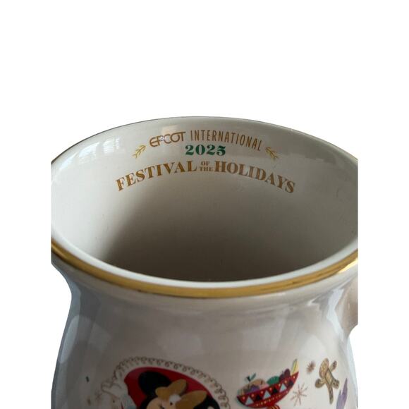 Disney Parks 2025 EPCOT Festival Of The Holidays Ceramic Coffee Mug Figment NWT